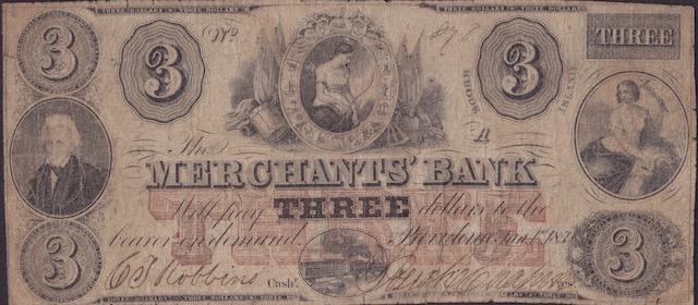 Merchants Bank $3