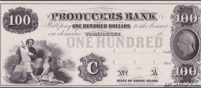 Producers Bank $100
