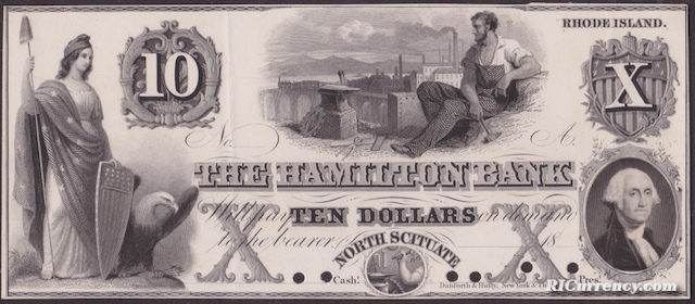 Hamilton Bank $10