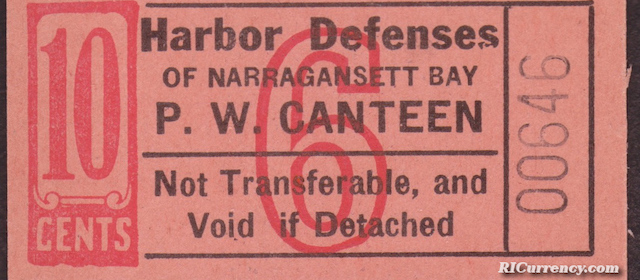 Harbor Defenses 10¢ POW Chit