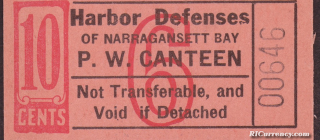 Harbor Defenses 10¢ POW Chit