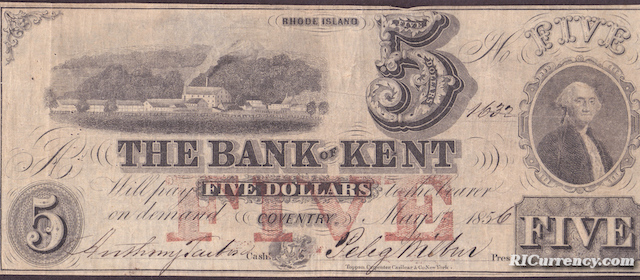 Bank of Kent $5