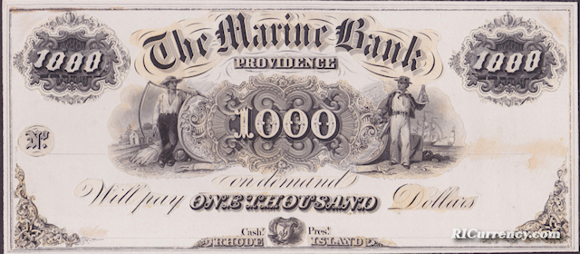 Marine Bank $1,000