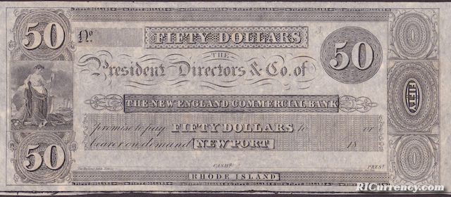 New England Commercial Bank $50